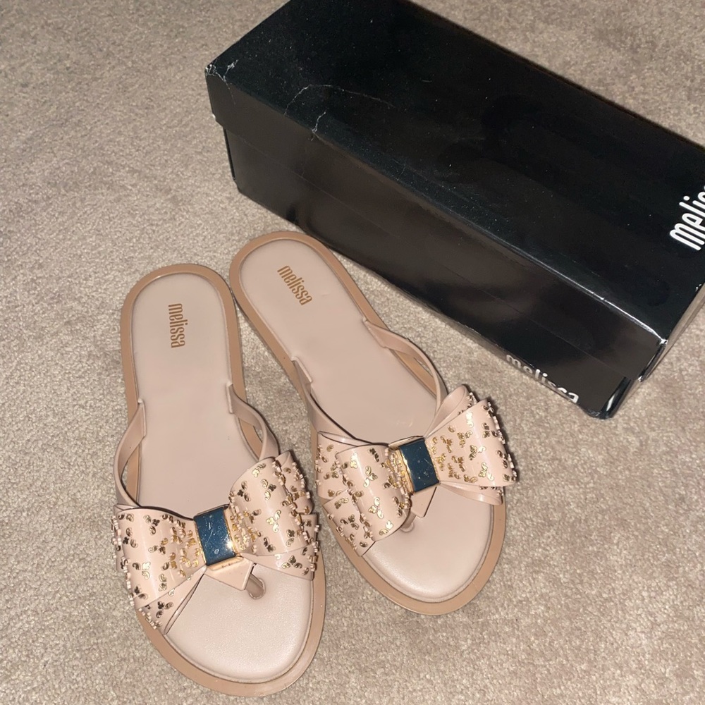 Melissa Tan color sandals Size 7